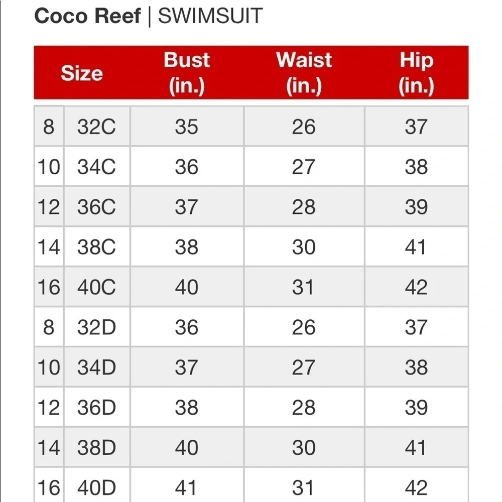 COCO Reef Underwire Slimming One-Piece Swimsuit - Picture 6 of 6
